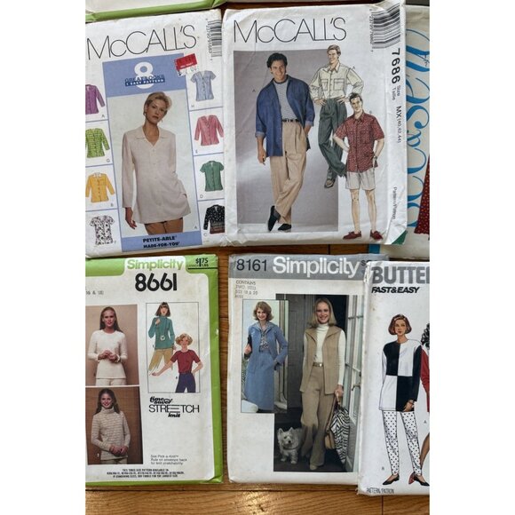Lot Of 15 Vintage McCall Simplicity Clothing Patterns Sizes 14-22 - Picture 7 of 16